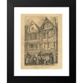 thumbnail image 2 of Richard Parkes Bonington 14x18 Black Modern Framed Museum Art Print Titled - Caen-Maison Grande Rue Saint-Pierre, 2 of 5