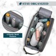 thumbnail image 4 of Neceser PAVILIA Canvas Travel Dopp Kit resistente al agua, 4 of 8