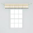 thumbnail image 2 of Ambesonne Polka Dots Window Valance, Symmetrical Rounds Art, 54" X 12", Coffee Multicolor, 2 of 3