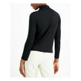 thumbnail image 2 of ALFANI Womens Black Funnel Neck Long Sleeve Top M, 2 of 2
