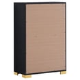 thumbnail image 6 of Marceline 5-drawer Bedroom Chest Black, 6 of 12