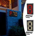 thumbnail image 1 of Fiudx Luz Solar con Número de Casa, Señal Led Impermeable, Modos de Iluminación Que Cambian de Color, Material Abs Duradero, Uso En Exteriores, Porche, Buzón, Visibilidad de Emergencia, Tamaño 17,8 X, 1 of 7