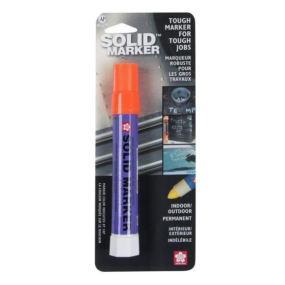 Marcador de pintura Sakura Solid Marker naranja fluorescente 46592
