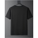 thumbnail image 2 of Girls' Summer Casual Short Sleeve T-Shirt - Black Round Neck Tee with "HAPPIER SCARE COUNCILING" Graphic & Bear Design, Regular Fit for Teens, Shirts for Girls, Teenage Clothing, Playfu, 2 of 6