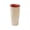 Red, variant on Beige Coffee Cup Outdoor Portable Water Bottle Car Travel Mug With Lid Spill-Proof And Drop-Resistant Plastic Mug 1000Ml Capacity In Beige For Hot Cold Beverages On The Go