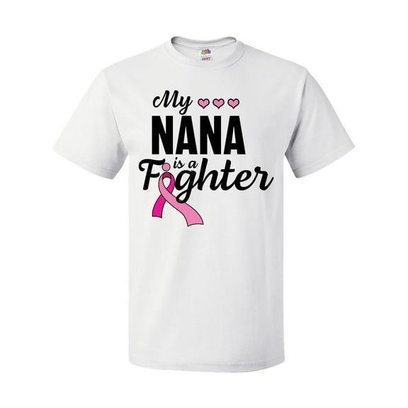 Inktastic Breast Cancer Awareness My Nana is a Fighter T-Shirt