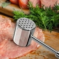 thumbnail image 6 of Meat Tenderizer Double-Sided Meat Mallet Made Of 304 Stainless Steel For Cutlets, Dishwasher Safe, 6 of 6