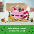 thumbnail image 6 of LEGO Minecraft The Axolotl House 21247 Building Toy Set, Creative Adventures at a Colorful Underwater Base, Includes a Diver Explorer, Dolphin, Drowned and More, Minecraft Toy for 7 Year Old Kids, 6 of 10