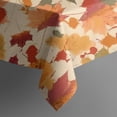thumbnail image 5 of Autumn Fall Leaves Pattern Square Tablecloth,Waterproof Square Table Cover,Wipeable Spillproof Washable Table Cover for Home Kitchen Party Decor 42"X42"(107x107cm), 5 of 6