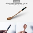 thumbnail image 3 of Handmade Natural Wooden Mixing Spoons for Milk Honey 8" Long Handle Teaspoon Coffee Spoon Stir long-handled spoon, wooden lotus long-handled spoon, mixing spoon, wooden spoon, baby feeding spoon, 3 of 7