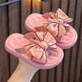 thumbnail image 4 of Birdeem Printed Girls Slippers with Large Bow and Thick Sole Two Fashionable External Slippers, 4 of 12