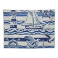 thumbnail image 5 of Orinice Lighthouse Ship Seagull Tapestry Wall Hanging Unique Style Graphic Tapestries Home Decor Art for Living Room Bedroom Apartment Farmhouse Dorm 40x30inch, 5 of 6