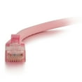 thumbnail image 2 of C2G 10ft Cat6a Snagless Unshielded (UTP) Network Patch Ethernet Cable-Pink, 2 of 3