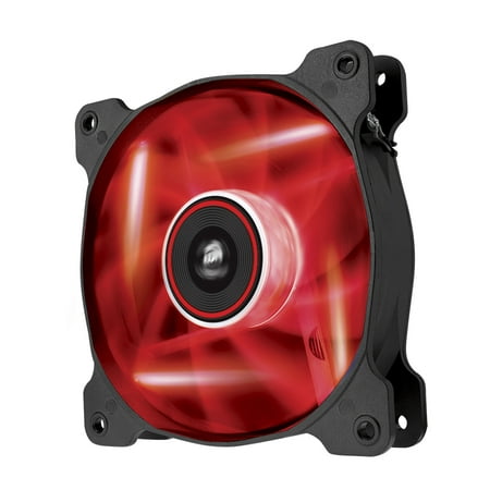 Corsair Air Series AF120 LED Quiet Edition High Airflow Fan Single Pack - Red -