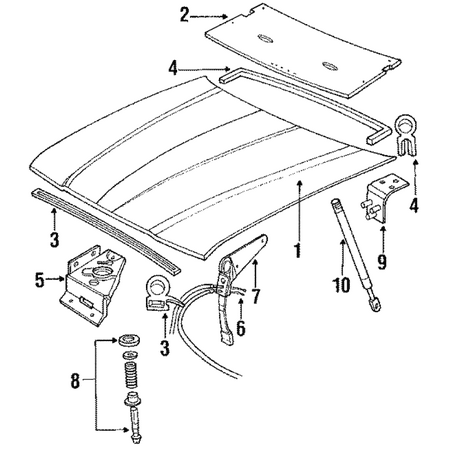 Genuine OE Jaguar Lock - HNA2400AA