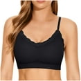 thumbnail image 2 of Danhjin Bras for Women Fashion Woman's Lace Beauty Back Solid Strap Wrap Hollow Out Bra Underwear Bralettes for Women with Support, 2 of 7