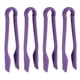 thumbnail image 1 of Juego de 4 Piezas de Pinzas de Servir de Plástico Uxcell, Utensilios de Cocina Resistentes al Calor de 8 Pulgadas para Cocinar y Hornear, Púrpura, 1 of 6