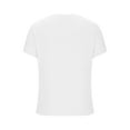 thumbnail image 5 of Crew Neck Tops For Womens Summer Fashion T Shirts Felame Solid Color T-Shirts Women Casual Basic Tees Women Cute Classic Tops Women's Work Short Sleeves T Shirt, 5 of 6