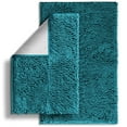 thumbnail image 2 of Nestl Bathroom Rugs, Machine Washable Bath Mats For bathroom Floor Rugs, Nonslip Backing Rubber Bath Rug, Teal, 2 of 6