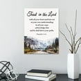 thumbnail image 3 of Christian Bible Scripture Proverbs 3:5-6 Trust in the Lord Watercolor Mountain Canvas Wall Art Prints Decoration for Home Bedroom Living Room Church,Christians Gifts,11x14 Inch, 3 of 6