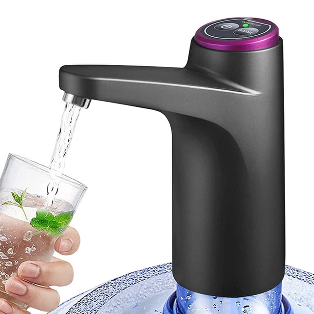 Bomba dispensadora de agua, bomba de botella eléctrica portátil con carga USB, dispensador multiusos