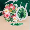 thumbnail image 3 of Weddingstar Large Hexagon Disposable Paper Party Plates - Tropical Floral - Set Of 8, 3 of 3