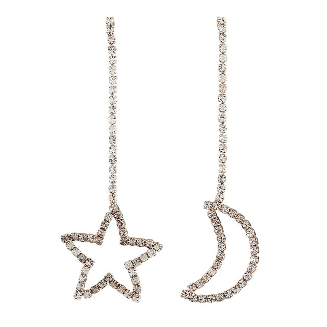 Pendientes Zulema Star Moon Girls Earring Oro