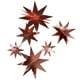 thumbnail image 2 of Juego de decoraciones de estrellas Bewildely Colgante de estrellas Oro rosa, 2 of 6