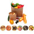 thumbnail image 2 of Bewildely 50 bolsas de papel Kraft planas a prueba de aperitivos, galletas, sándwiches, bolsas de embalaje de alimentos para postres, panes y Herramientas y accesorios para hornear, 2 of 6