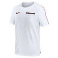 thumbnail image 2 of Men's Nike White Georgia Bulldogs 2024 Sideline Coach Performance Top, 2 of 3
