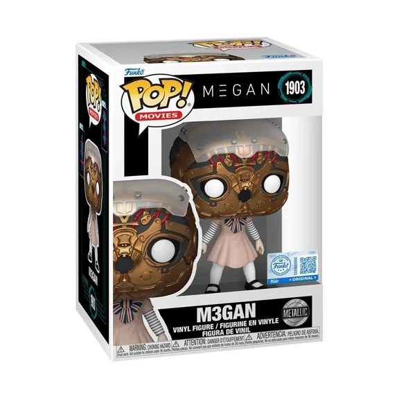 Funko Pop! M3GAN Metallic Vinyl Figure #1903 - Entertainment Earth Exclusive