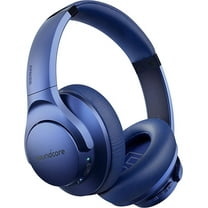 Soundcore Anker Life Q20 Hybrid Active Noise Cancelling Headphones, Wireless Over Ear Bluetooth Headphones, 60H Playtime, Hi-Res Audio, Deep Bass, Memory Foam Ear Cups, for Travel, Home Office
