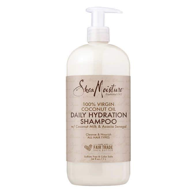 Shea Moisture 100 Virgin Coconut Oil Daily Hydration Shampoo, 34 fl oz