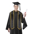 thumbnail image 3 of Graduation Season Ribbon Etiquette Shoulder Strap Double Layer Solid Color Honorary Silk Shawl Gift, 3 of 5