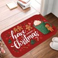 thumbnail image 5 of 1pc Have a Sweet Christmas Absorbent Non-Slip Bathroom Thickened Flannel Rug Decor,Soft,Quick Drying,Suitable For Indoor/outdoor Use,Bathrooms,Bedrooms,Kitchens,Terrace,Laundry Rooms,16"x24", 5 of 9