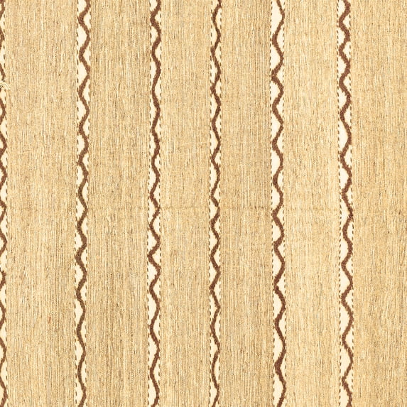Ahgly Company Indoor Square Solid Brown Modern Area Rugs, 6' Square