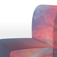 thumbnail image 3 of Designart "Vibrant Panoramic Tropical Seascape Sunset VII" Upholstered Nautical & Coastal Accent Chair and Arm Chair, 3 of 5