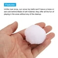 thumbnail image 4 of Fake Snow balls Toys White 2.4 Inch Artificial Snow Plush Balls for Christmas Decoration Indoor Winter Home 12 Pcs, 4 of 6