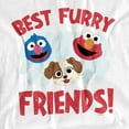 thumbnail image 2 of Sesame Street Furry Friends Forever T-Shirt Best Furry Friends Unisex Graphic Tee For Men & Women, 2 of 7
