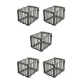 thumbnail image 1 of ZheElen ABS Plastic Cage Model Easy To Install Miniatures For Scale Scene Gifts For Handmade Modelcollectors Type1 5Set, 1 of 1