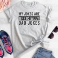 thumbnail image 2 of My Jokes Are Officially Dad Jokes Shirt, Unisex Men's Shirt, Dad Joke Shirt, Dad Shirt, Father's Day Shirt, Heather Ash, 3X-Large, 2 of 6