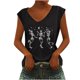thumbnail image 1 of Camiseta Sin Mangas Para Mujer, Camisetas Sin Mangas, Camisetas Con Cuello en V Y Estampado Informal A La Moda Odeerbi ODB170330, 1 of 4