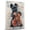 Affenpinscher, variant on Barbet Dog Stretched Canvas Size 8x12 – Funny Barbet Dog Canvas Wall Decor, Funny Dog Wall Art for Cello Room