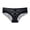 Black D, variant on Rohuuque Women's Balck Lace Briefs Mesh Low Rise Panties Cotton Cheeky Briefs with Bow Cut Out Sheer Comfort Underwear Black B