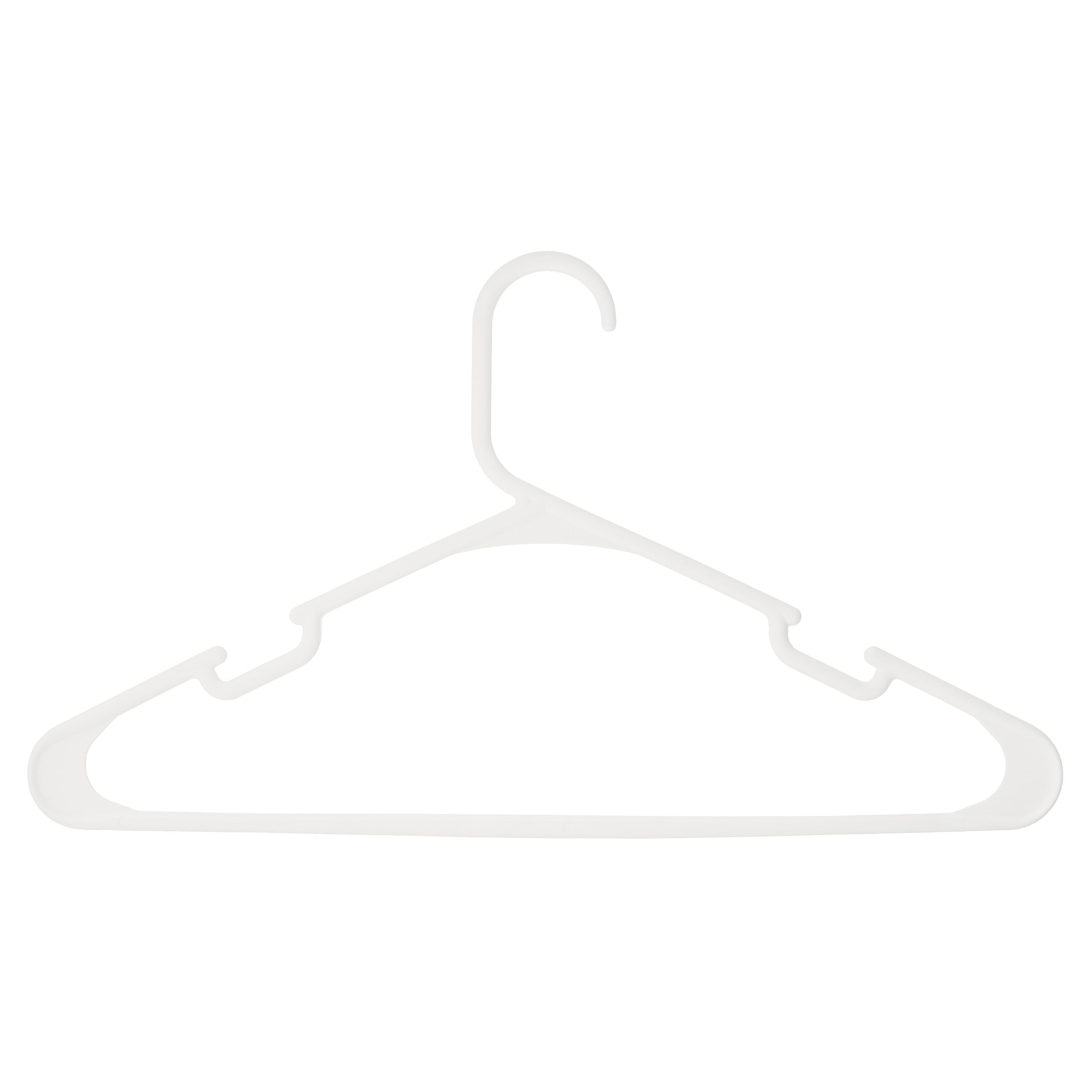 Kitcheniva Lightweight Plastic Hangers - White, Pack of 50 - Fry's Food  Stores