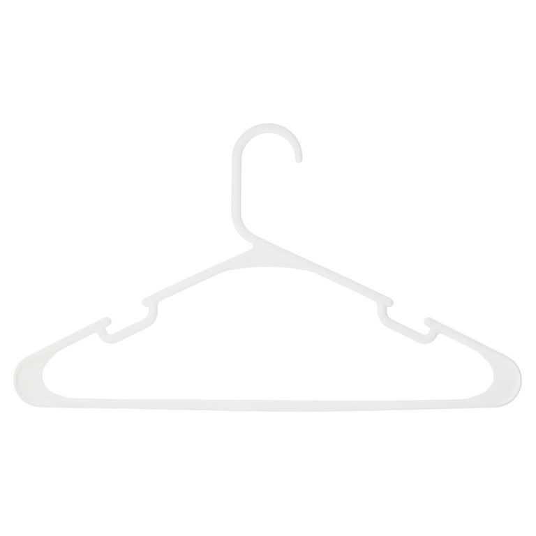 100 White Wire Hangers 18 Standard White Clothes Hangers (100, White) –  Laundry Care Marketplace