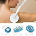 thumbnail image 4 of Bluestone Lotion Applicator for Back – Long Handled Roll-On Dispenser and Handheld Back Massager, 4 of 9