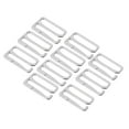 thumbnail image 1 of 10 Pieces Alloy Replacement Bra Strap Slider Hooks Fig 9 Adjuster for Craft , 19mm, 1 of 8