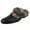 Black, variant on LIBERTYZENO Mens Premium Slip On Comfortable Faux Fur Loafers Shoes