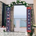 thumbnail image 4 of 4th of July Porch Sign Patriotic Door Decoration - “Let Freedom Ring” and “GOD Bless America”, Fourth of July Memorial Day Independence Day Flag Day Labor Day Hanging Banner for Yard Indoor Outdoor, 4 of 8